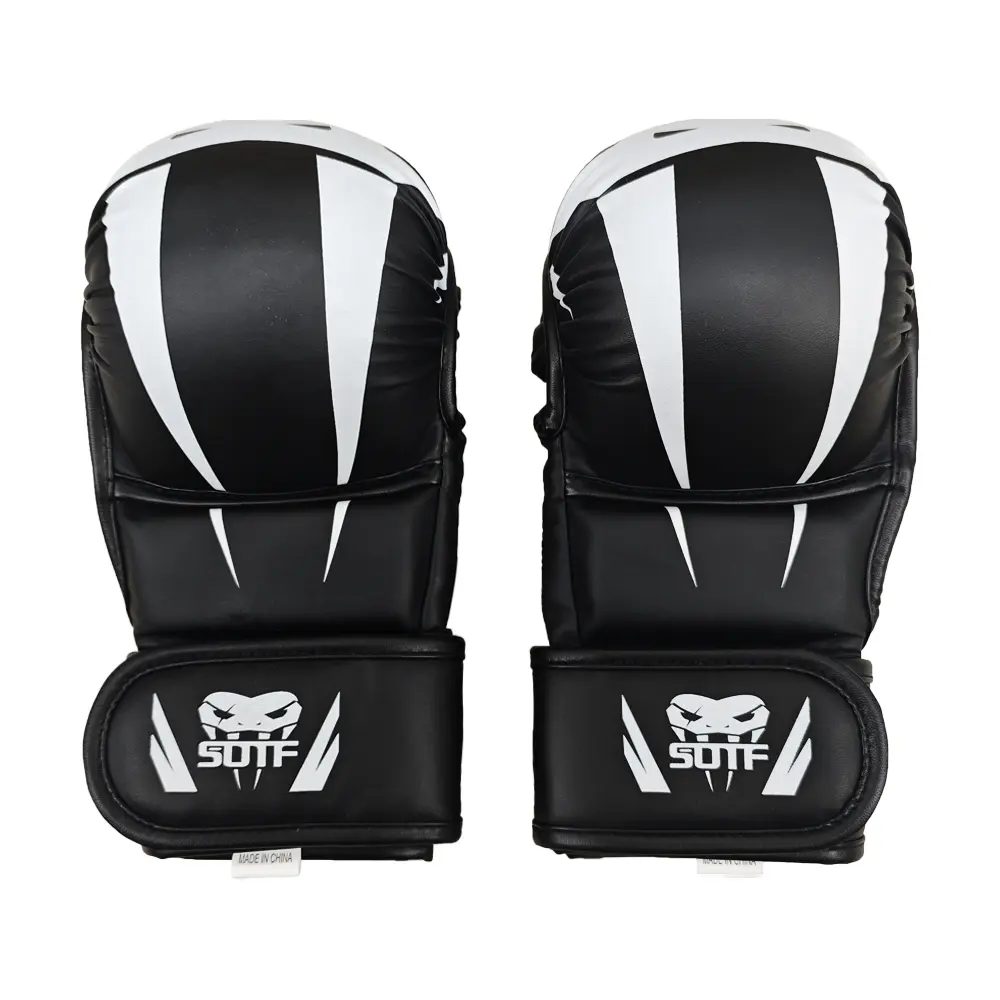 Professional MMA Half-Finger Gloves Thickened Sanda Training Boxing Fighting Mixed Martial Arts Free Style Training Gloves Boxing Training Gear