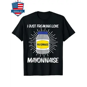 Cool Mayonnaise Art For Men Women Mayo Mayonnaise Condiment T-Shirt