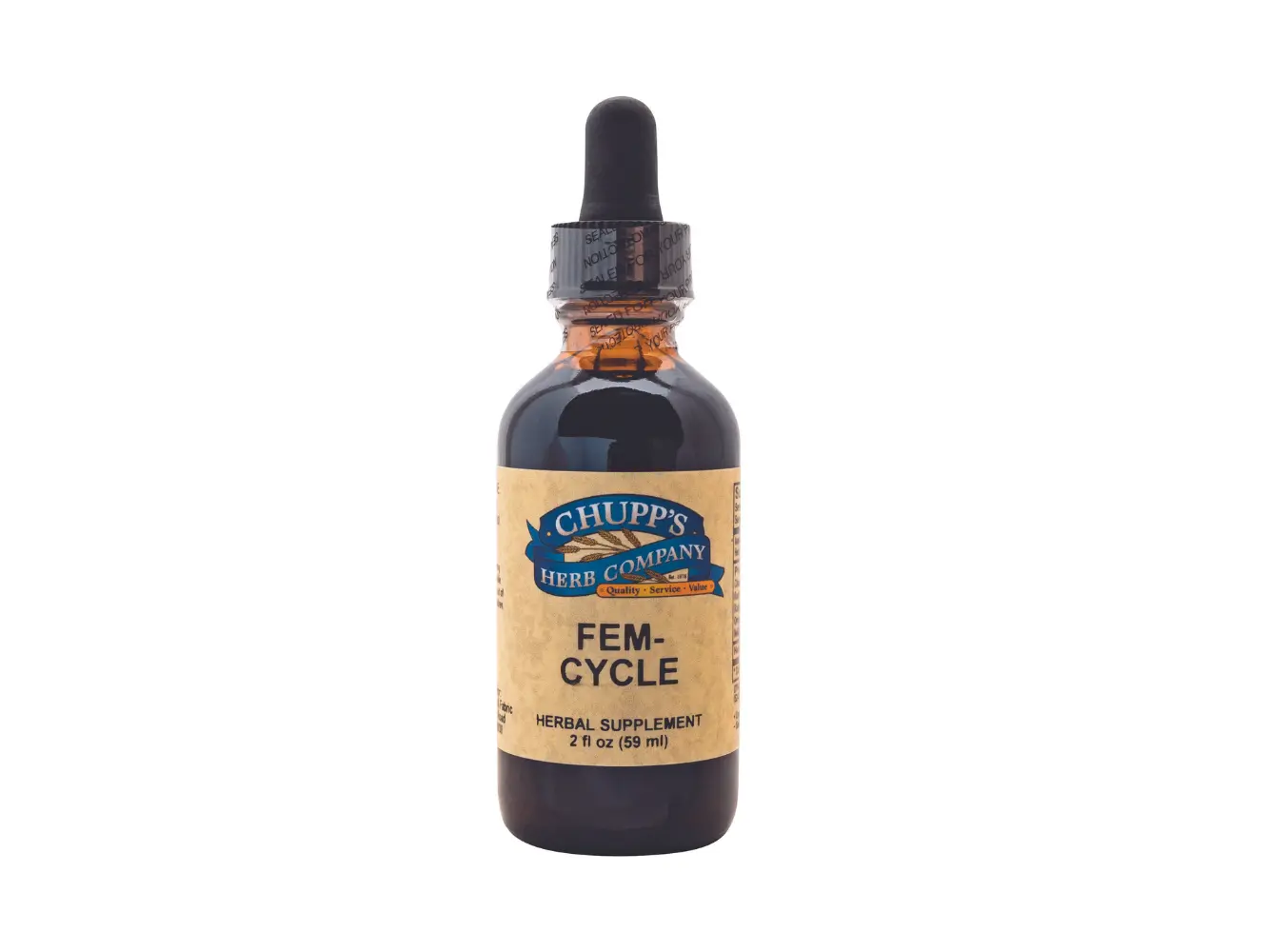 Chupp's Herb Company Fem-Cycle Hormone Balancing Blend for Menstrual Cycle Regulation & Cramp Reduction Safe Natural Herbal Supplement