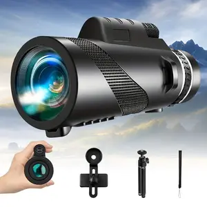 8x42 High-Definition Monocular Portable Travel Telescope, Waterproof Portable Design, Ideal for Birdwatching, Hunting, Hiking, Camping, Concerts, Adult Use