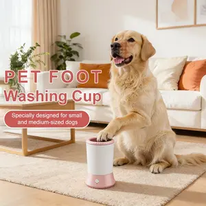 Automatic Pet Foot Bath Cup for Dogs & Cats, Smart Grooming Care Device, Easy Use Dog Paw Washer, Essential Pet Accessories