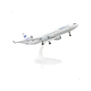 MD-11 TWA 1:300 metal airplane model with stand