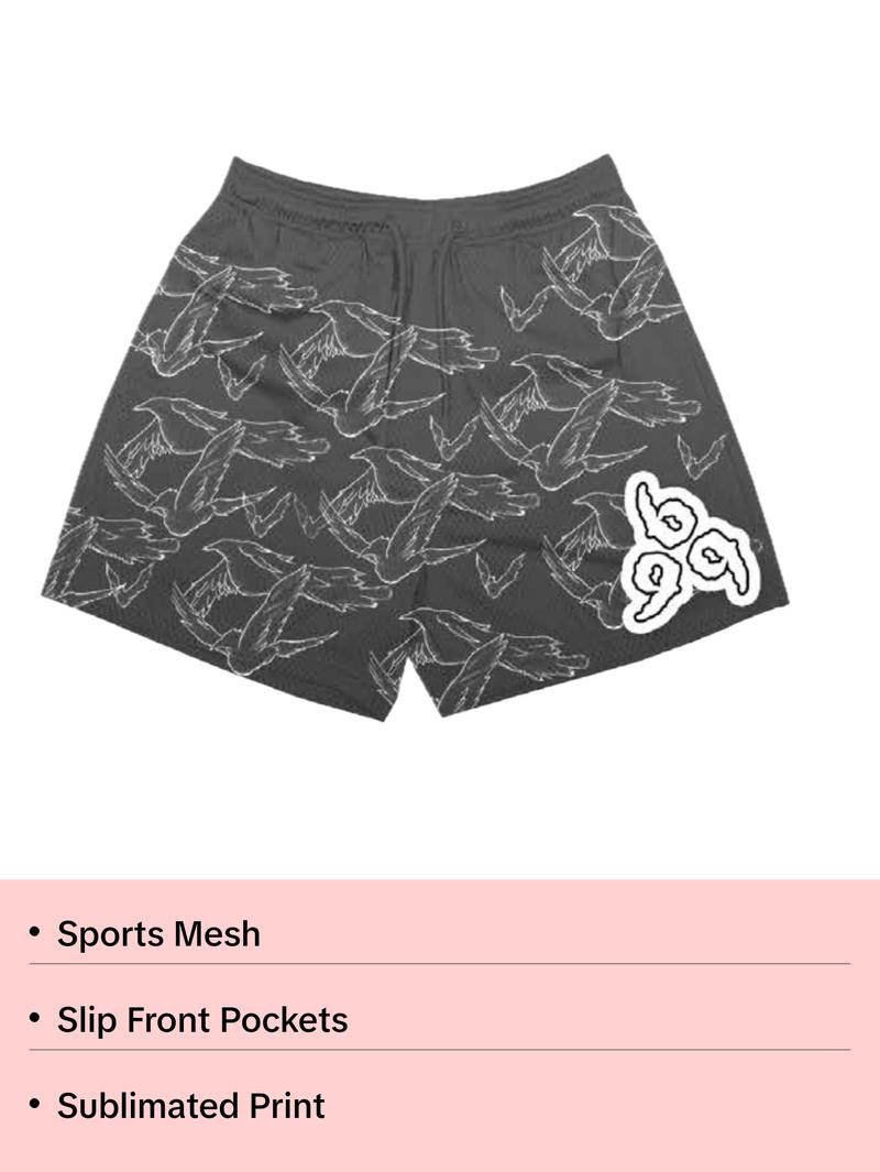 GBGR DOVE SHORTS - BLACK