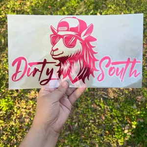 DirtySouth GOAT Decal! Multiple colors and sizes!