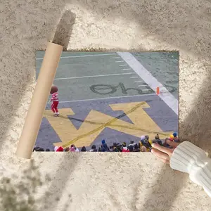 [Sale up to 35%+FREE SHIP+NO FRAME] Buckeye Brutus Ohio Snow Fan Football Premium Luster Photo Paper Poster