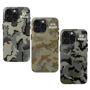 KUIU Pattern Camo MagSafe iPhone Case for 16 15 14 13 12 11 Pro Max Mini XS, Rugged Hunting Style Cover, Durable Outdoor Protection, Great Gift for Him