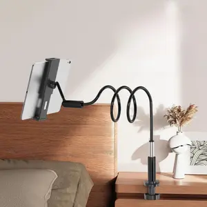Flexible Arm Phone Holder, Desktop Clip-on Phone Holder, Neck Holder for Video Chat & Watching Movies, Durable Phone Holder for Home & Office Use, Stand