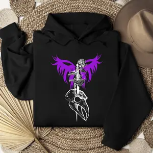 2 Side The Demon of Vyrantium Antivan Crow Design Hoodie, Retro Dragon Age Veilguard Unisex Hoodie, Gamer Gift, Fan Apparel Shirt
