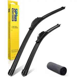 26"+17" Front Windshield Wiper Blades Replacement, All-Weather Exact Fit J-Hook for Nissan 02-06 19-24 Altima 07-12 20-24 Sentra 20-24 Versa, Pack Of 2