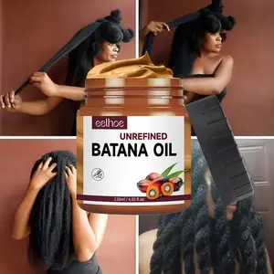Hydrating Batana Oil Hair Strengthening, Scalp Massage, Deep Conditioning | Hair Conditioner, Nutritional Hair Mask, Enriched With Palm Oil & Plant Extracts For Soft, Smooth Hair -Ideal For All Hair Types