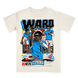 Cam Ward #1 Miami Tee #/500 | Ward Hurricane QB Gear, The U Fan Pride, Limited Retro Washed College Slinger Vibe
