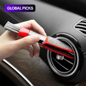 Car Air Vent Cleaning Brush, Double-Headed Multifunctional Car Interior Cleaning Brush, Auto Detailing Cleaner, Car Cleaning Tool #GLOBAL PICKS