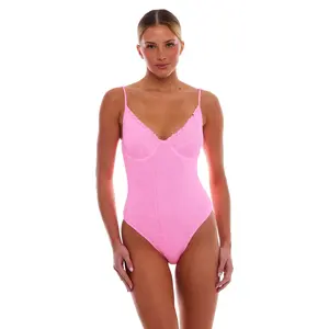 MALIBU SCALLOPED UNDERWIRE ONE PIECE SWIMSUIT