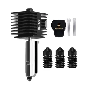 A1 Mini/A1 Nozzle 0.4mm Hotend Kit for Bambu Lab A1/A1 Mini, Upgraded High-Temperature Hardened Steel Nozzle Hot End Kit Extruder &  Sock for Bambu Lab  Printer Accessories