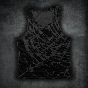 GLASKNOST MENS GYM TANK TOP - VINTAGE STREETWEAR MENSWEAR VESTS