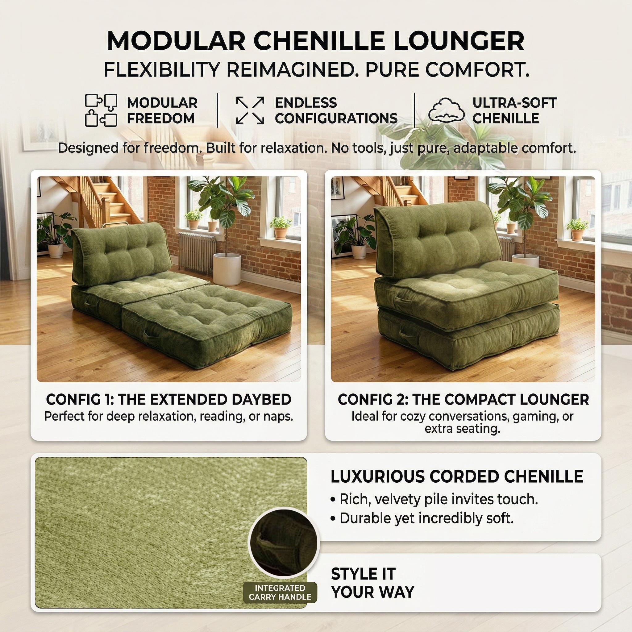 2-in-1 convertible sofa bed, foldable design, modern soft and comfortable corduroy fabric high-density memory sponge filling, small living room, bedroom, and lounge sofa