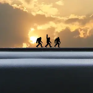 Sasquatch Hidden Easter Egg Decals | Tiny Big Foot decal | Small decal for cars | Hidden Truck Decal | Water bottle Decal | Car Accessories B