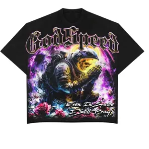 Godspeed Space Skeleton Graphic T-Shirt