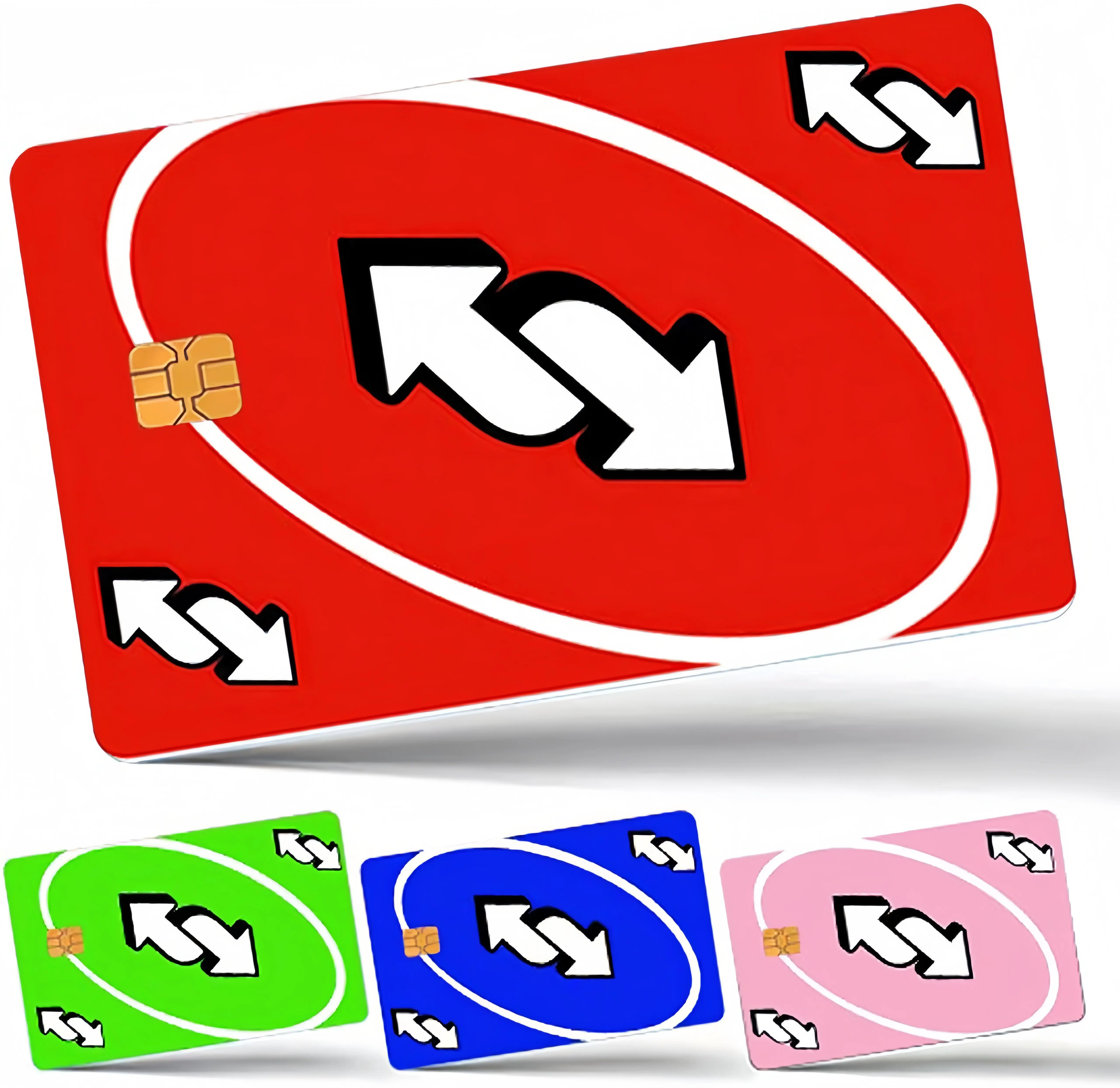 4PCS Card Skins for Credit, Debit, and Key Cards - Removable, Slim, Waterproof & Bubble-Free Covers | Personalize Your Bank Card