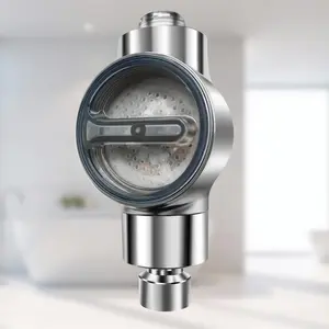 Toolson Universal Shower Filter – Volcanic Mineral Purifier with Replaceable Cartridge | Removes Chlorine, Hard Water & Heavy Metals | Easy-Install Design for Healthy Skin & Hair head