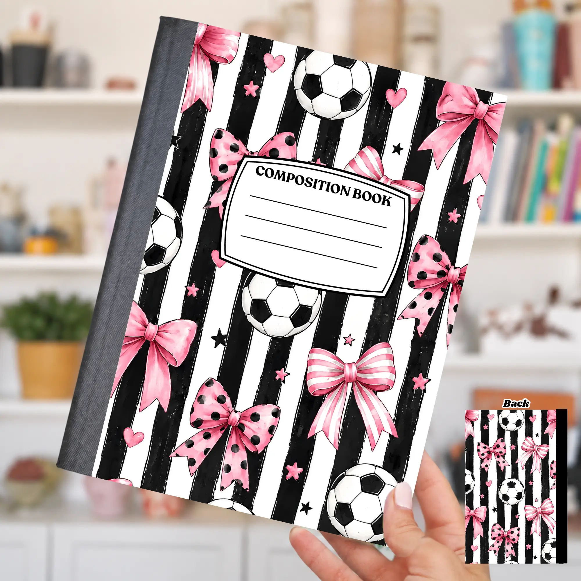 Composition Notebook Cover Sticker Sports