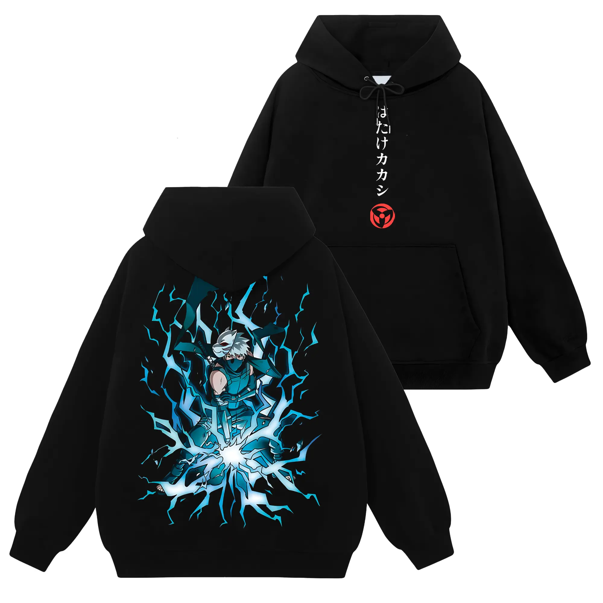 [Shinobi Shop] Limited Kakashi Hatake - Naruto Shippuden #145 Hoodie T-Shirt Sweatshirt, Retro Vintage Unisex Graphic 90s Cotton, Gift For Wibu, Anime Manga Y2K Streetwear