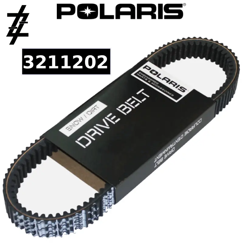Polaris OEM Drive Belt 3211202 CVT Drive Belt for RZR XP Turbo XP 4 1000 RZR Turbo S 1000 Xpedition Ranger Genuine Replacement UTV Side by Side Heavy Duty Transmission Belt Polaris Clutch Belt OEM Quality Parts Accessories