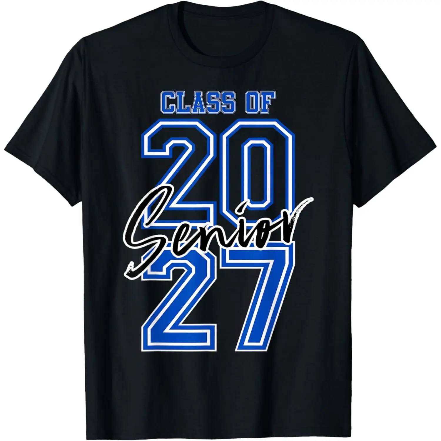 100% Cotton Class of 2027 Senior Graduation Last Day Men Women Kid T-Shirt