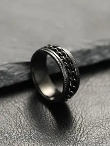 Rotatable Beer Bottle Opener Ring, Casual Stainless Steel Accessory, Jewelry Rings, Perfect for Daily Wear, Vacations, Dates, Unique Gift Idea
