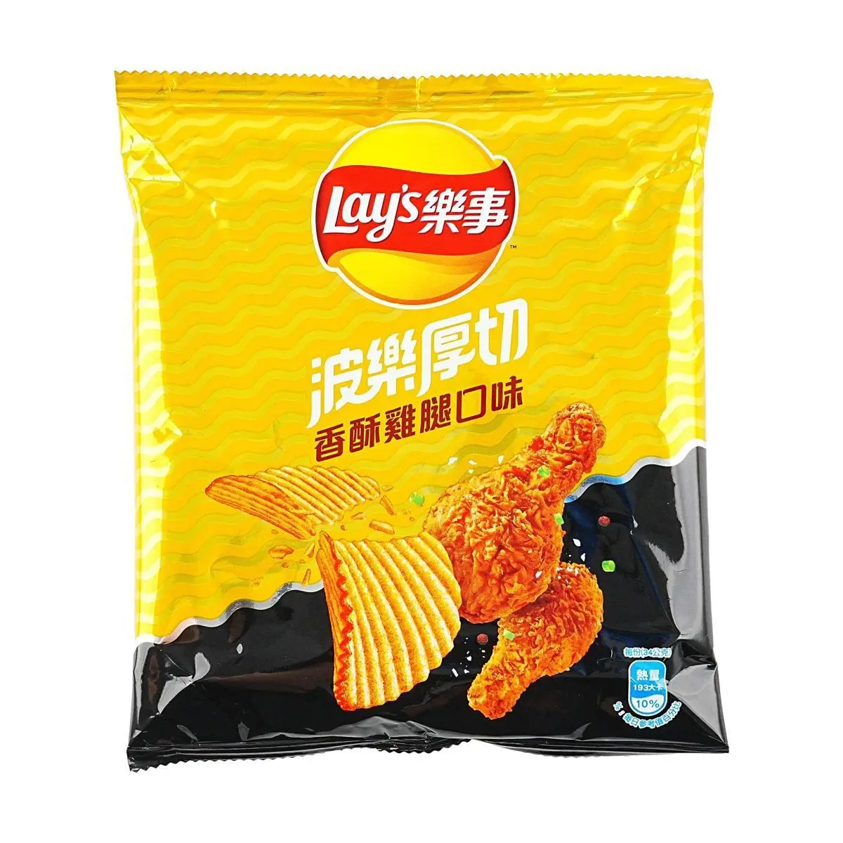 Lay's Taiwan Potato Chips - Crispy Chicken Leg Flavor, 34g - Authentic Taiwanese Snack Lay's Taiwan Potato Chips - Crispy Chicken Leg Flavor, 34g - Authentic Taiwanese Snack