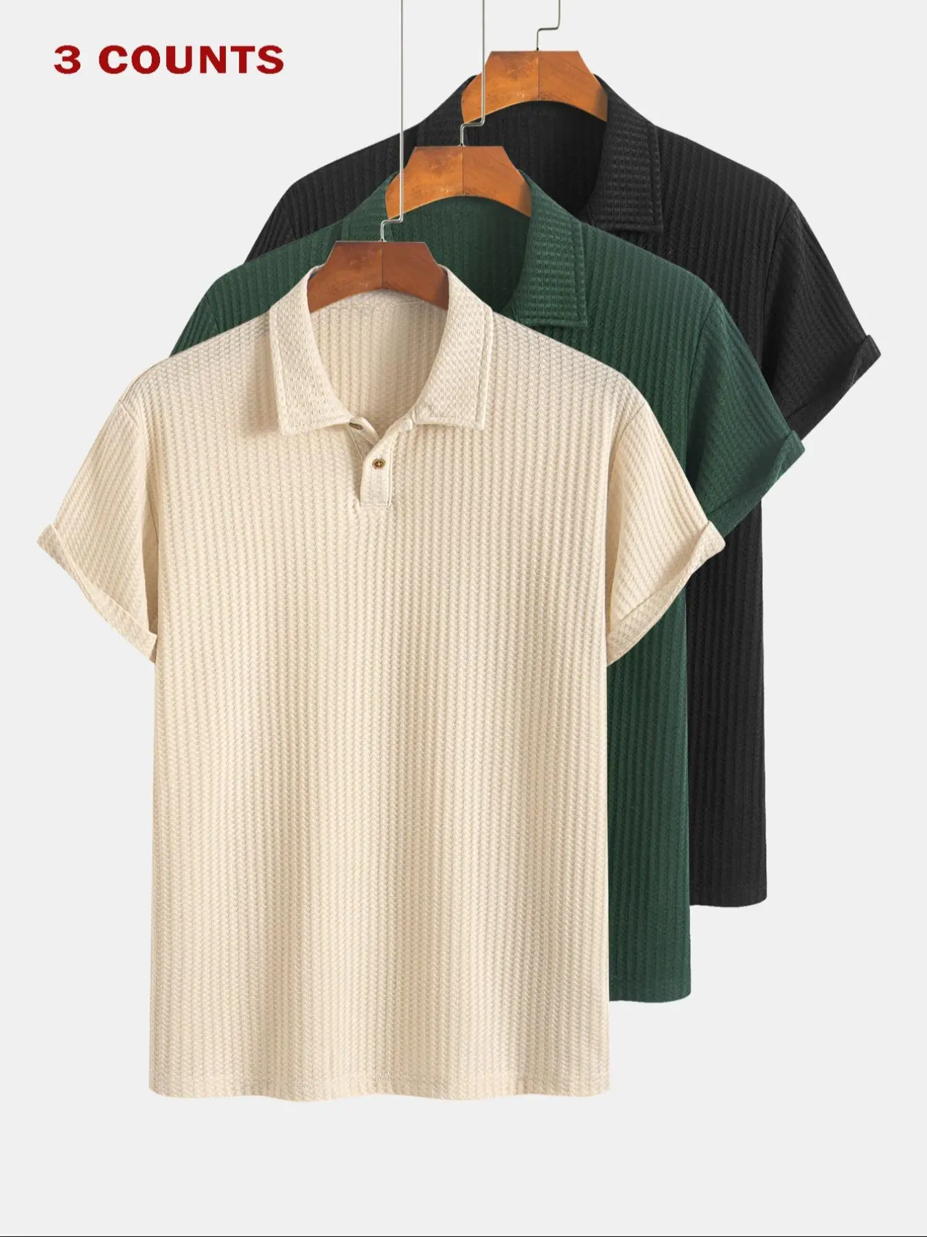 apricot + green + black.