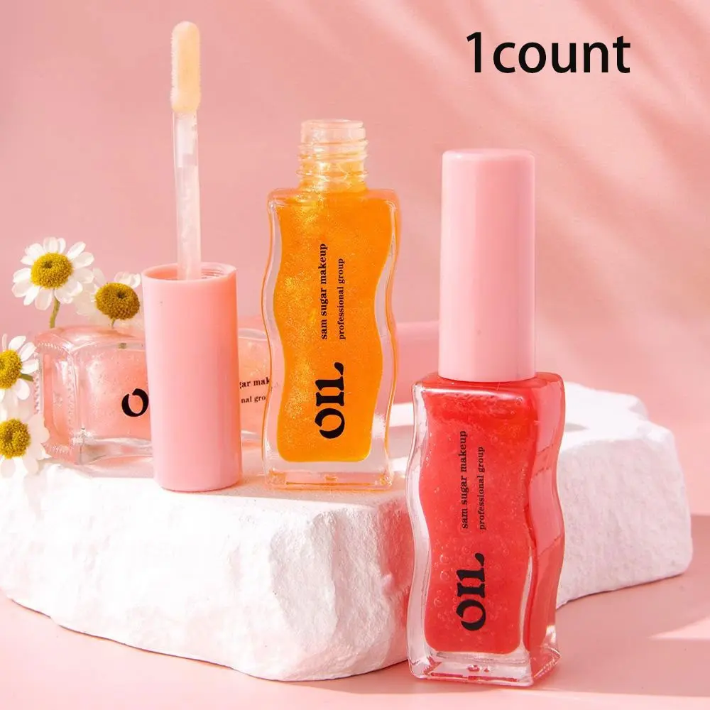 Fruit Honey Lip Oil, 1 Count Long Lasting Moisturizing Lip Gloss, High Gloss Shine, Moisturizer, Hydrating Lip Glaze, Glossy Lip Glaze Stick, Plumping Lip Oil for Girls & Women, Makeup, Lip Care