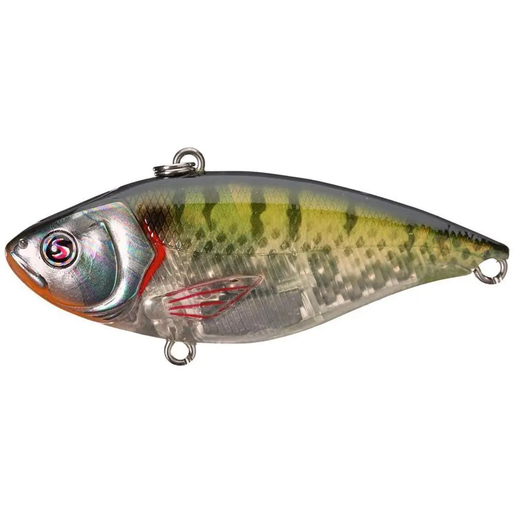 River2Sea Ruckus Lipless Crankbait - 3/4 Oz. Bass Fishing Lures, Dual-Rattle Tackle with Black Nickel Hooks, Early Spring Noise, Stop & Wiggle, Tight Wiggle Run for Anglers