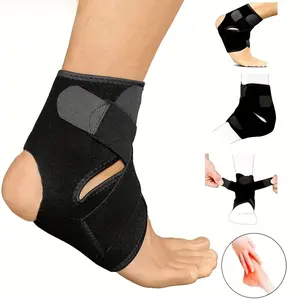 1pc Sports Ankle Compression Strap, Foot Wrist Fixed Band, Breathable Comfort Ankle Support Sleeve, Unisex Sport Gear for Running Basketball, Ankle Compression Cuff