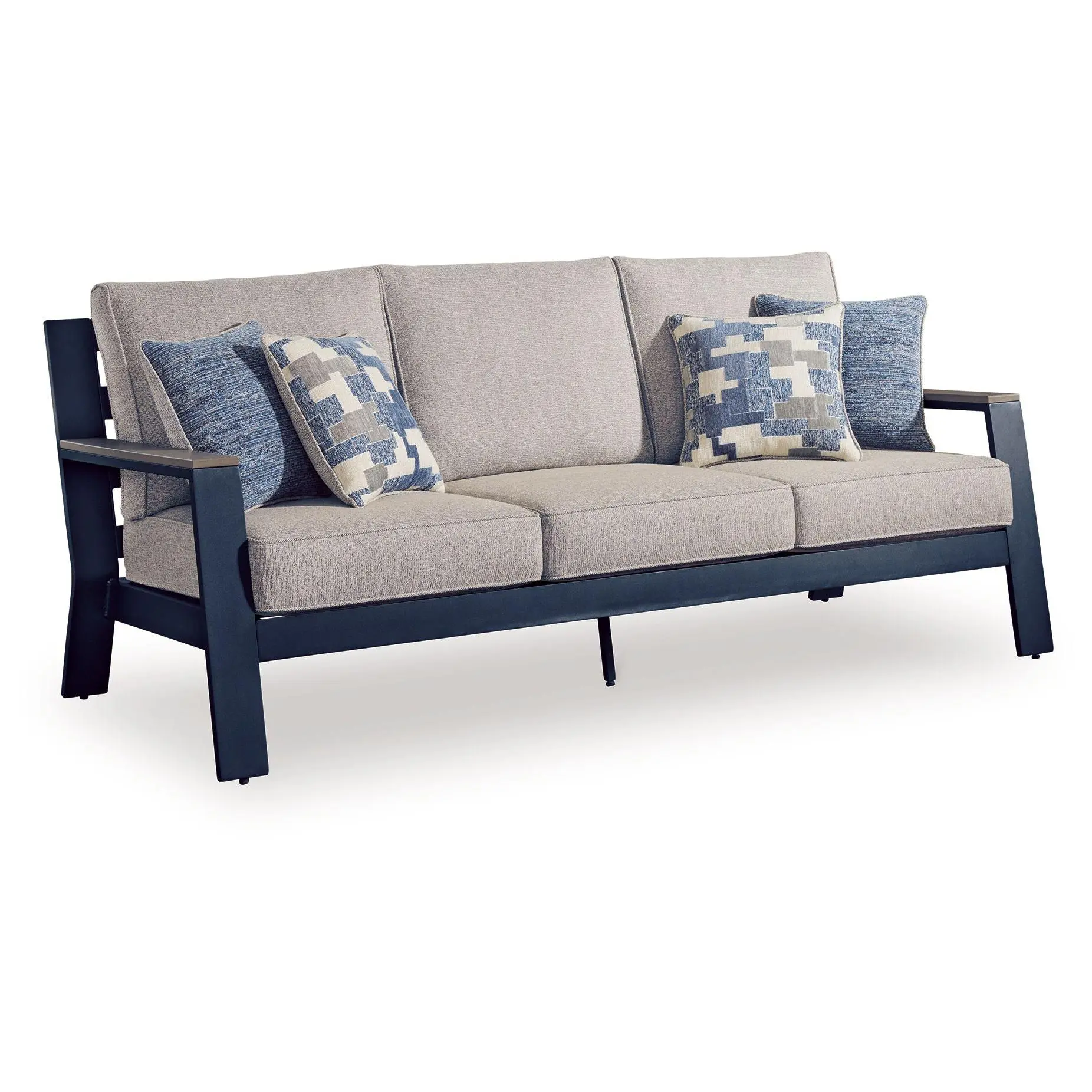 East Beach - Sofa With Cushion - Blue