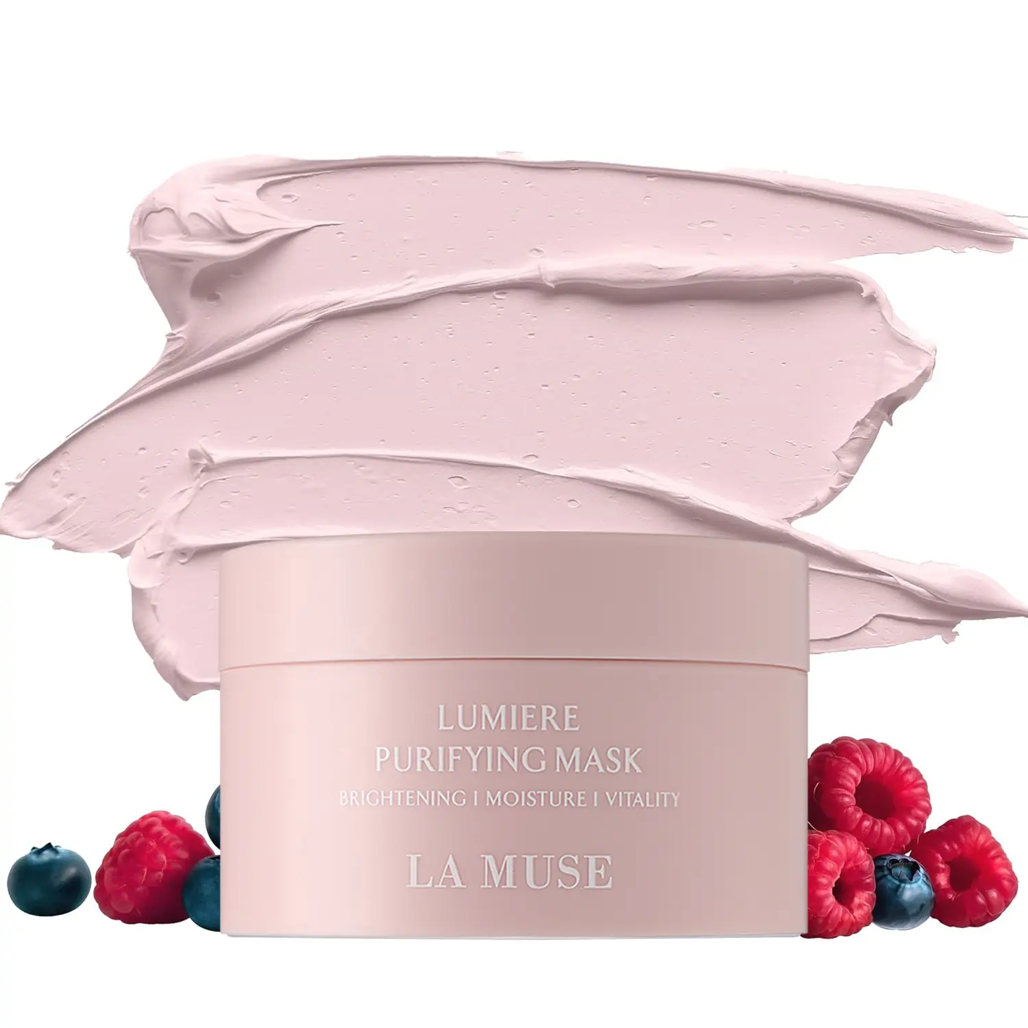 LA MUSE Lumiere Purifying Clay Mask | Korean Deep Pore Cleansing for Oily & Blemish-Prone Skin | Kaolin Detoxes Pores & Controls Sebum | Antioxidant Berry Complex for Radiant Skin | Korean Skin Care tiktokshopspringglowup