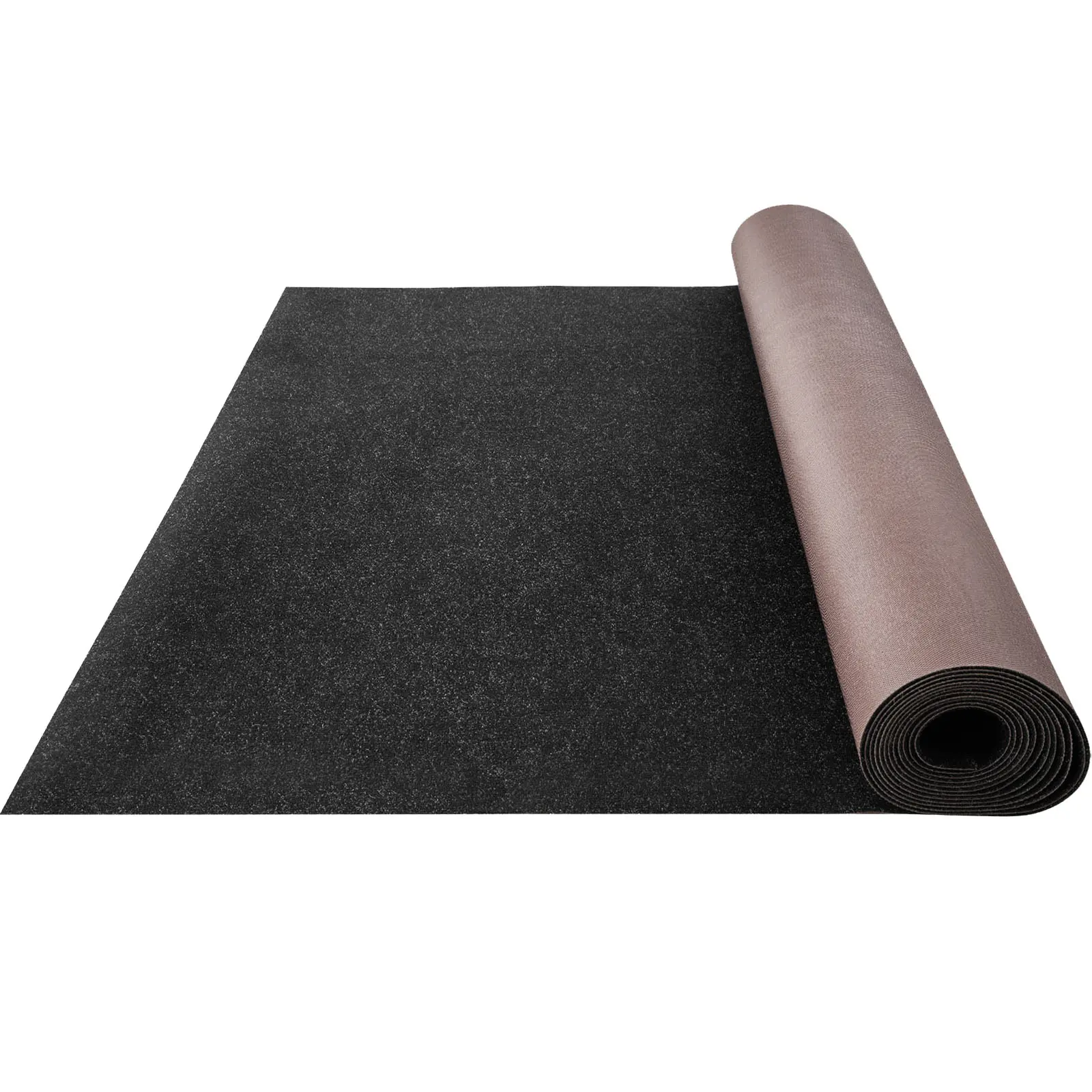 【SummerFinds】VEVOR Boat Carpet, 6 ft x 13.1 ft Marine Carpet for Boats, Waterproof Black Indoor Outdoor Carpet with Marine Backing Anti-Slide Marine Grade Boat Carpet Cuttable Easy to Clean Patio Rugs Deck Rug