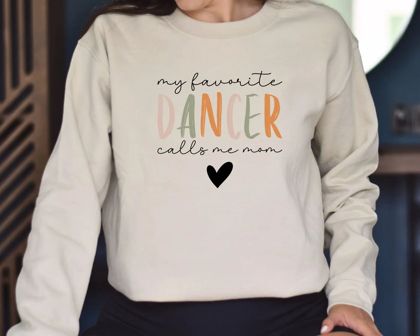 My Favorite Dancer Calls Me Mom Sweatshirt, Dance Teacher Hoodie, Dance Long Sleeve Shirt, Dance Sweater, Dance Shirt, Mothers Day Gift