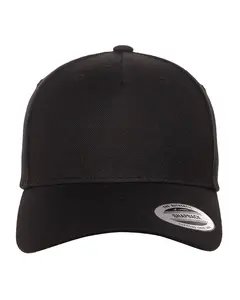 YP Classics 5789M Premium Five-Panel Curved Visor Snapback Cap