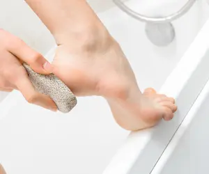 Pumice Stone Food Scrub, Callus and Corn Exfoliator