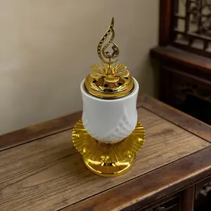 1pcs Ceramic Incense Burner, Beautiful Craft Decorative Item, Perfect for Home Use, Gift Idea, Ceramic Aromatherapy Holder