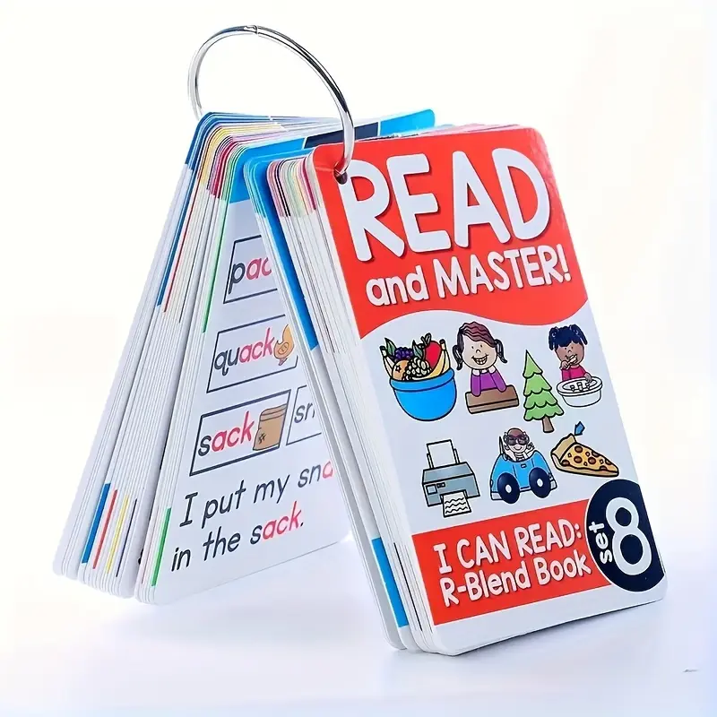 English Phonics Natural Spelling Pronunciation Practice Flash Cards, Word Memory Learning Tool for Kids & Adults, Educational Aid, Flashcards Learning Alphabet, Sound Flashcards