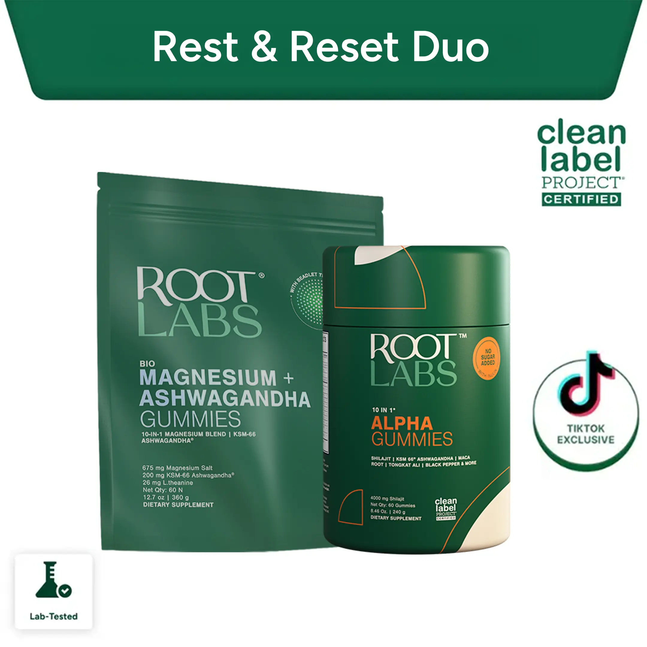 Magnesium + Alpha Gummies 60s