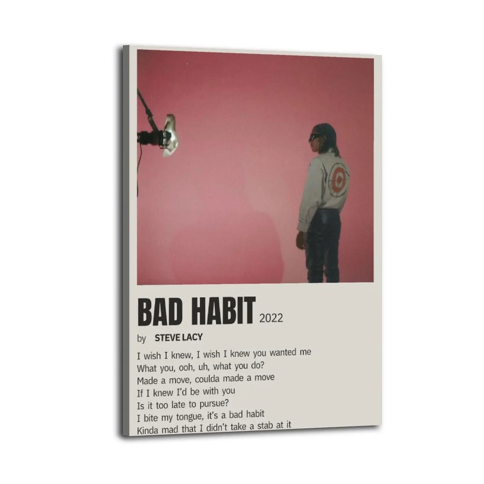 Bad Habit Steve LacyArt Canvas Posters Photos Wall Decorations Canvas Printing Living Room Bedroom Decoration Wall Decoration Printing Office Aesthetic Posters
