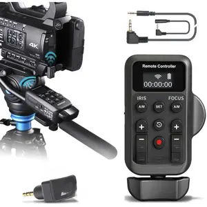 Wireless Camcorder LANC Remote Control for  and  with 2.5mm Jack or Remote Jack, Video Zoom, Focus, IRIS and Recording Wireless Remote Controller for  Vixia HF G40, G50, G70, G60, XA11