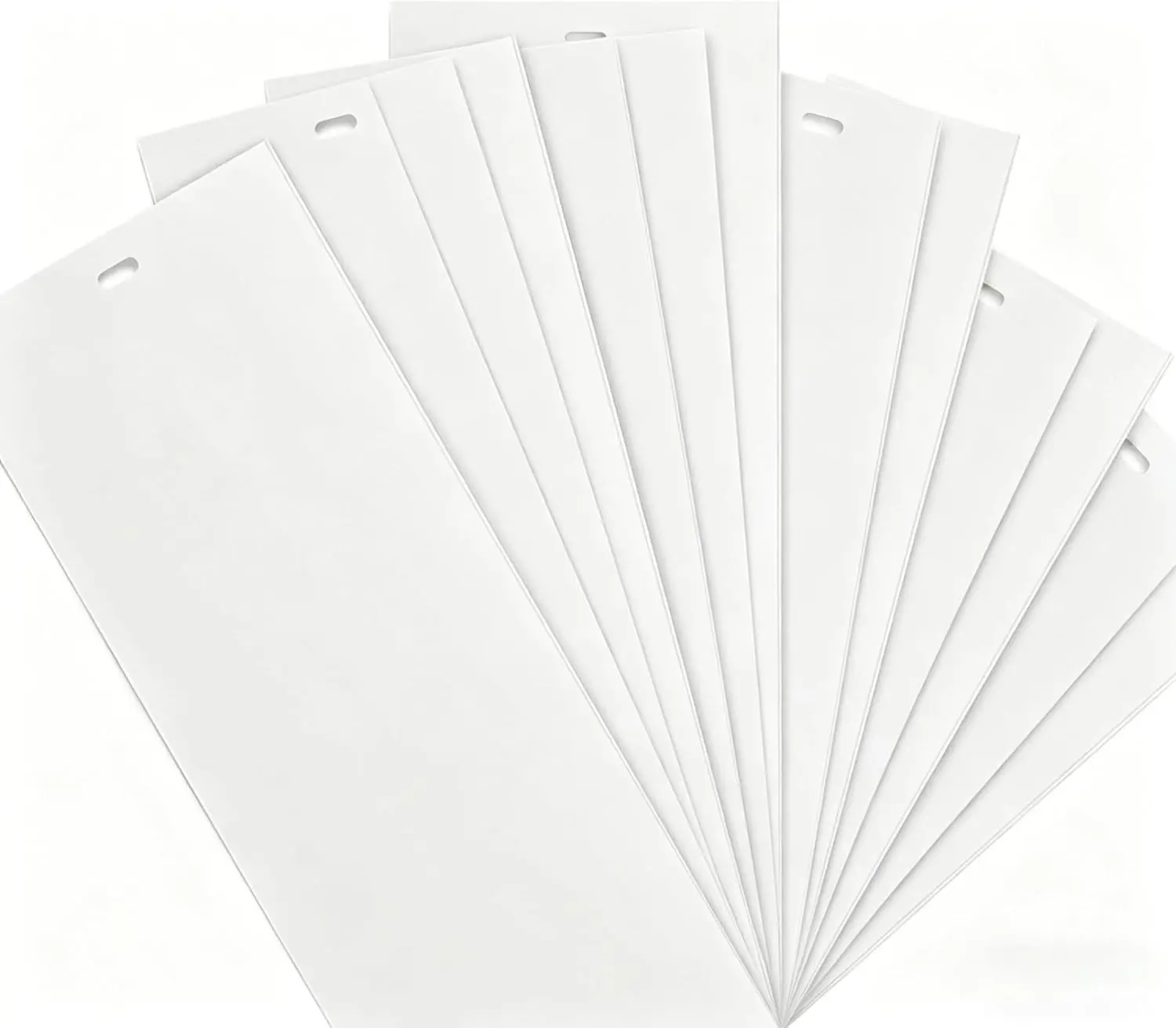 20 Pack 82.5" x 3.5" White PVC Fire Retardant Trimmable Vertical Blind Replacement Slats for Sliding Glass Door Patio Door Home Office Window