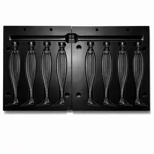 Swim Bait Mold for Fishing Lures - Durable Plastic Casting Mould for Creating Realistic Fish Shapes