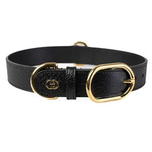 Pre-owned GUCCI GG Leather Small Leather Goods Gucci Collar (L)	Black G25060524
