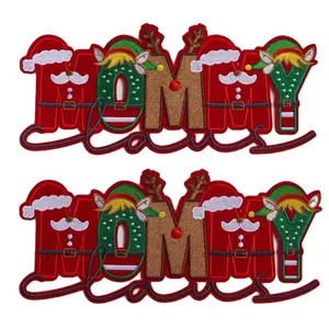 Mama Claus Iron On Patch for DIY Clothing Decoration