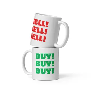 Buy Sell Trader's Decision Mug